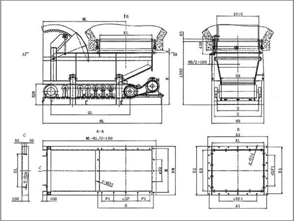 扇形閥門帶式（甲帶）給料機(jī)的承載能力較強(qiáng)、噪音低、整機(jī)使用壽命長(zhǎng)